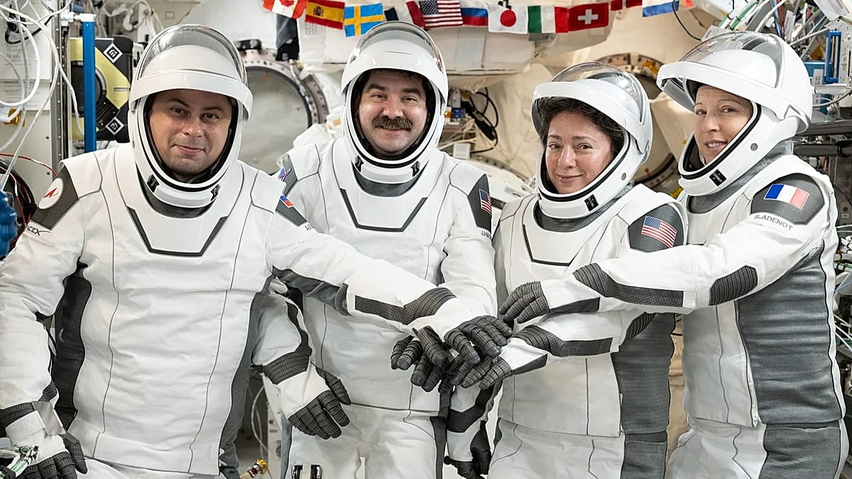 L'astronaute Sophie Adenot de retour sur Terre après un séjour spatial ...
