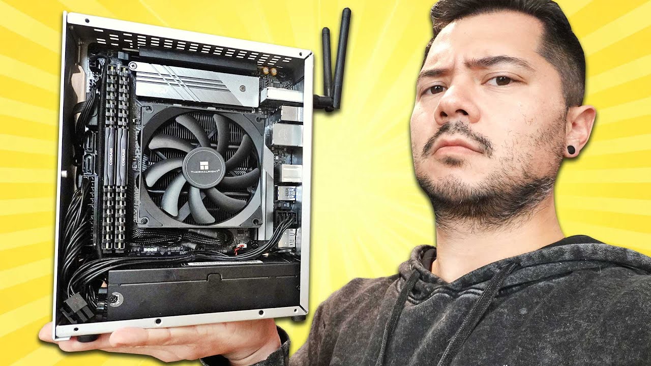 I squeezed a Ryzen 5 5600 into this case