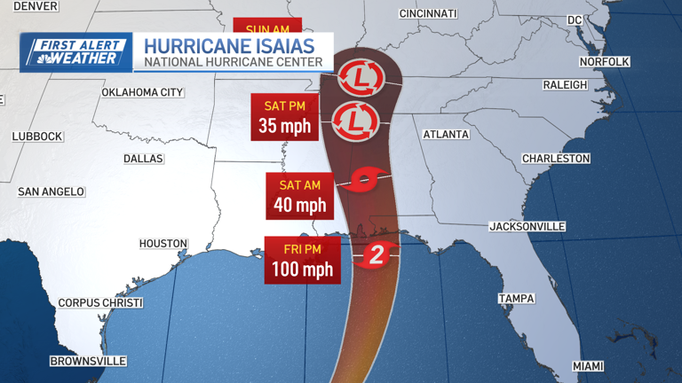 Hurricane Isaias landfall timing, path and New England impacts