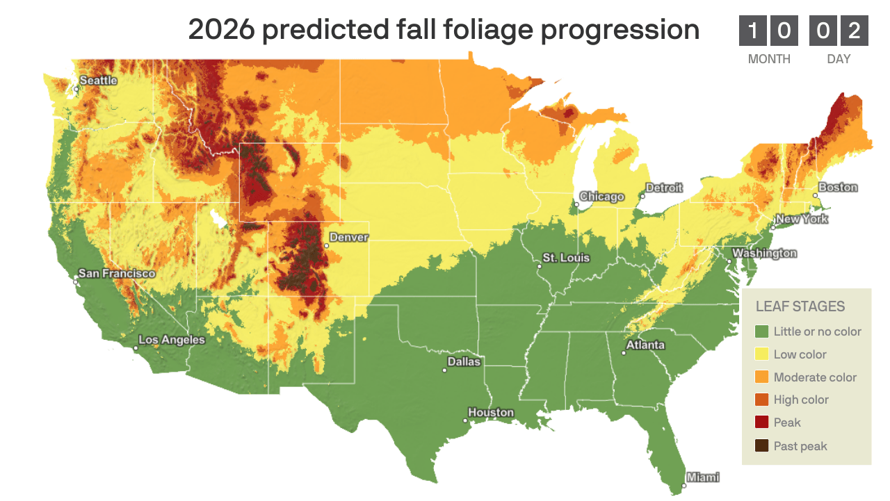 Central Iowa's peak fall colors are on the way