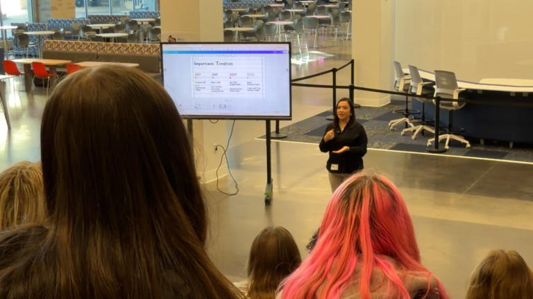 KFDX’s Mariana Vela encourages high school students to pursue higher ...
