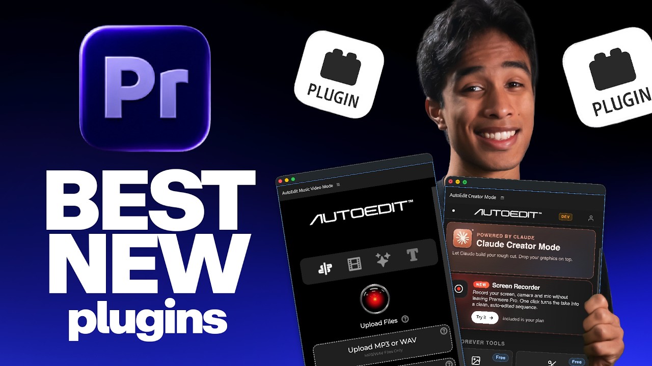Comparing 2 AI Premiere Pro plugins for video editing