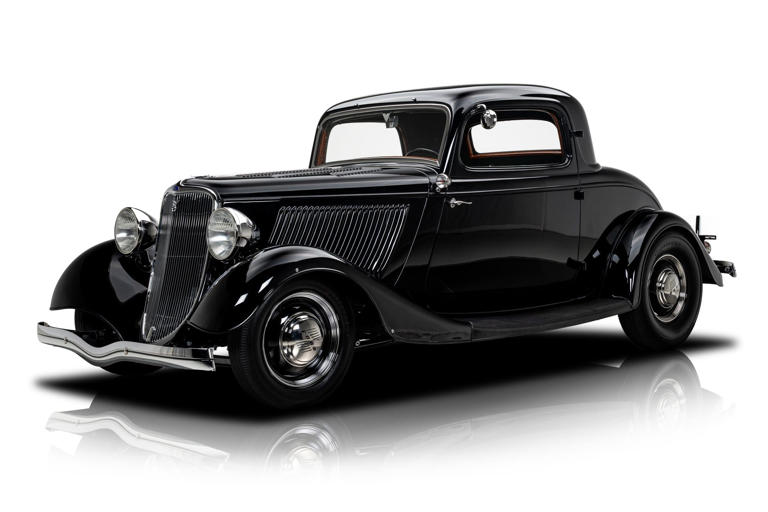 Flathead-powered 1933 Ford 3-window coupe hot rod asks $119,900