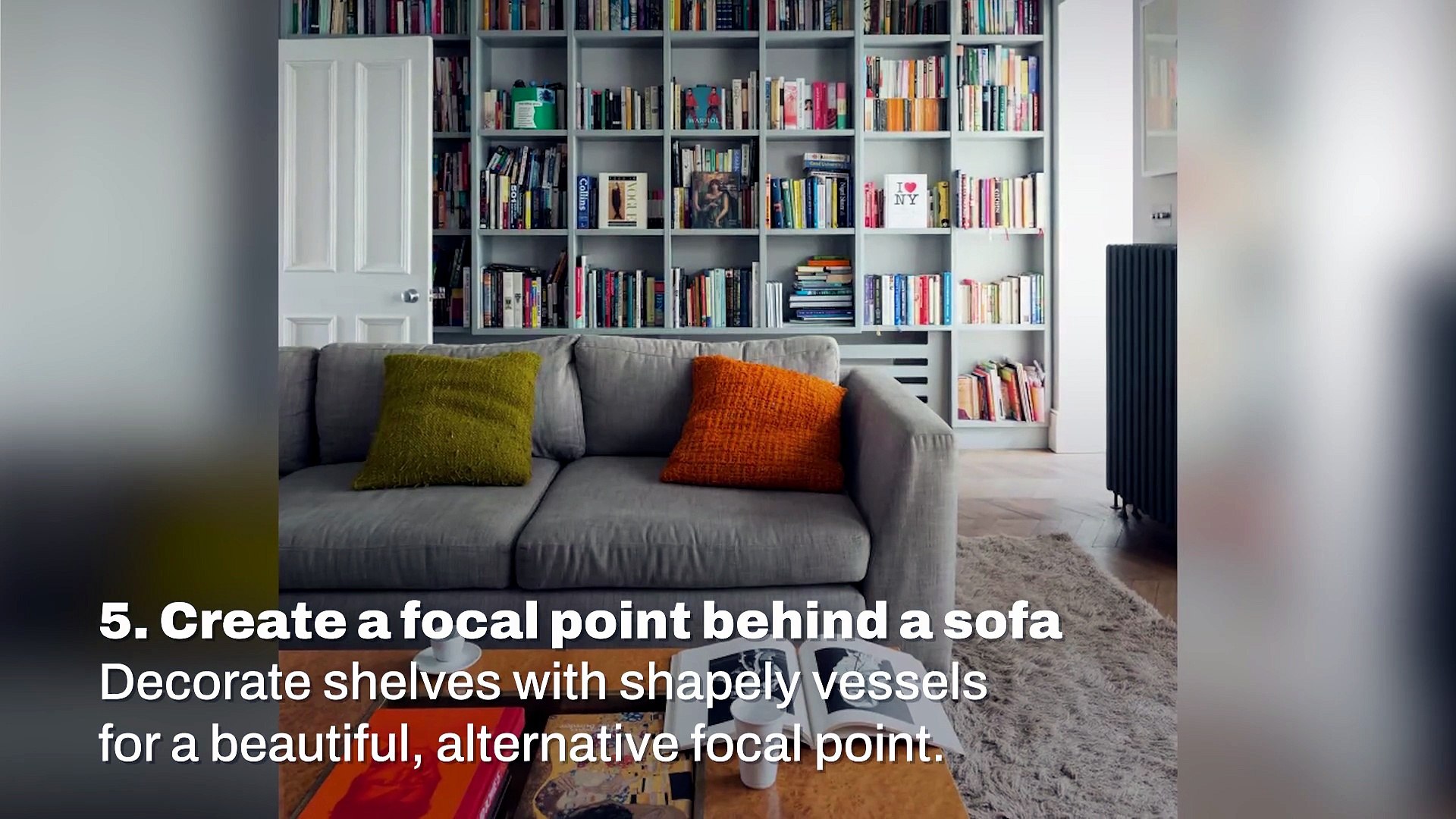 Shelving ideas for your living room