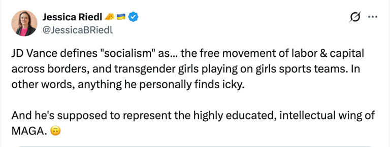 Vance humiliated after getting basic definition wrong