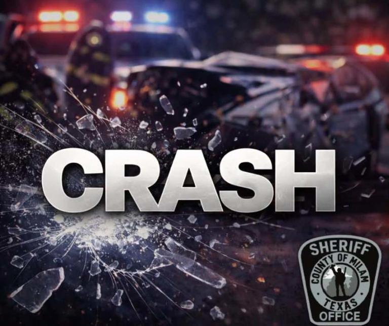 2-vehicle collision closes Milam County road