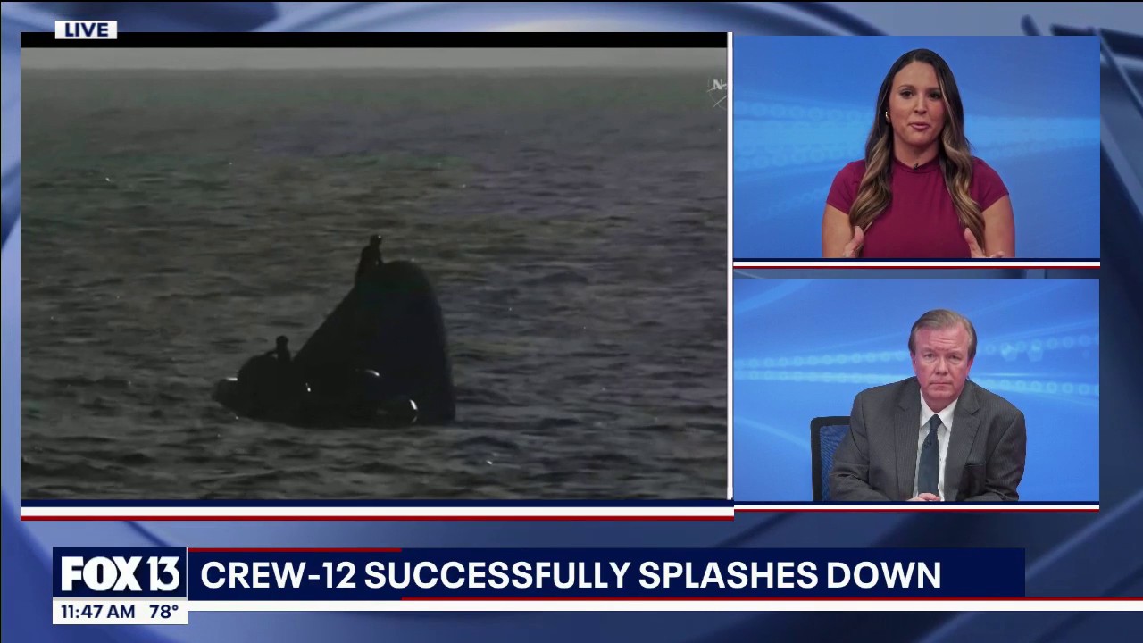 Hurricane Isaias & Crew-12 splashdown