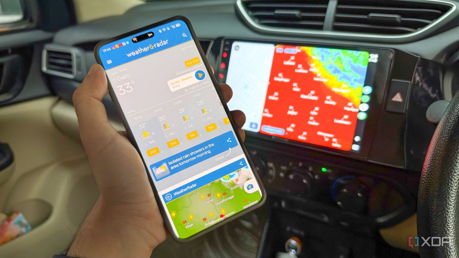 I added live weather radar to Android Auto, and it changed how I plan ...