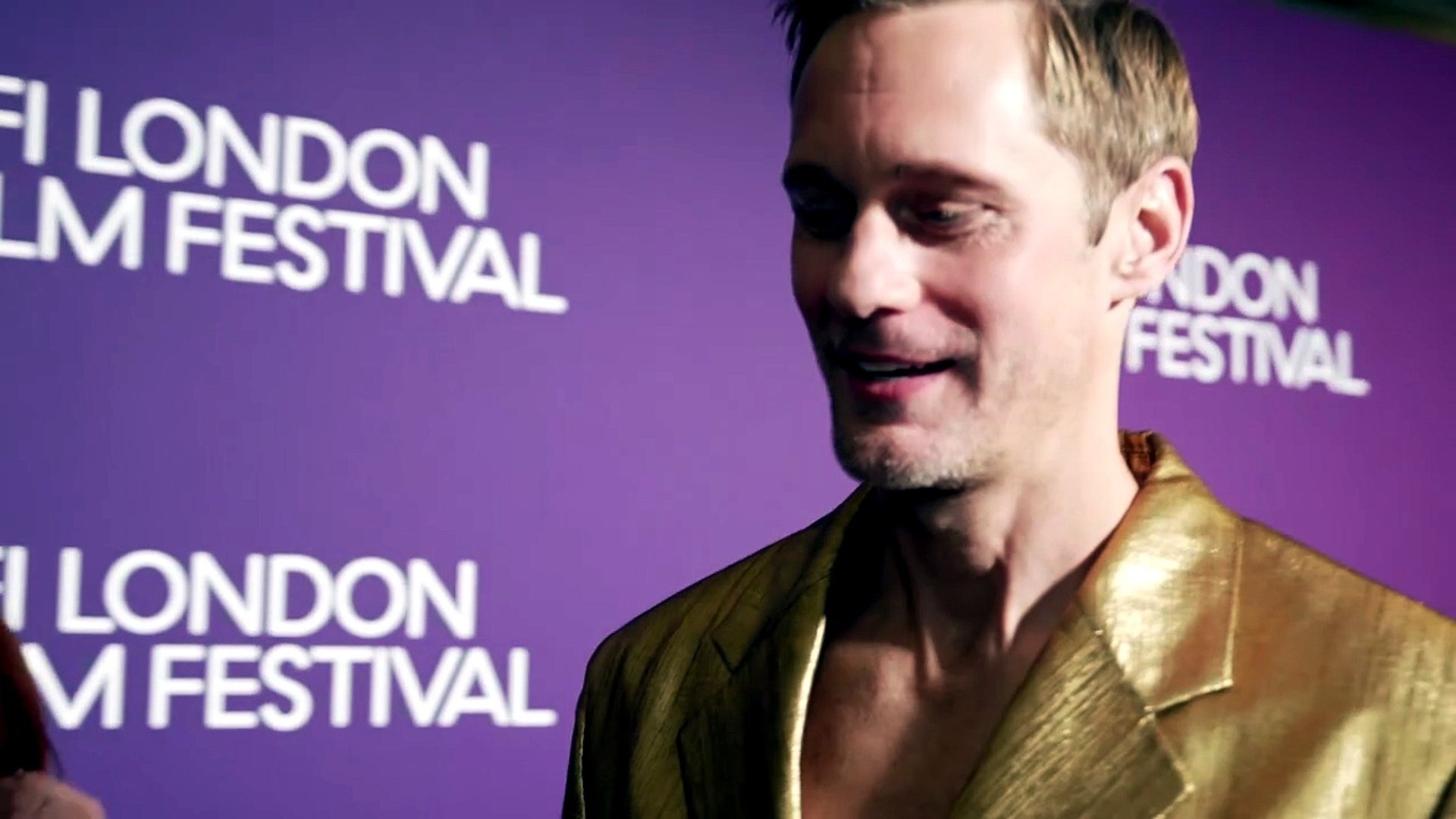 Alexander Skarsgård & Olivia Colman premiere Wicker at LFF