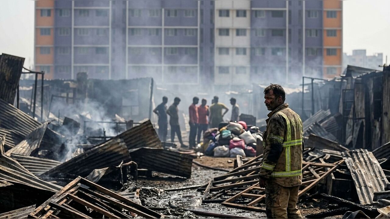 Fire triggers multiple cylinder explosions at Mulund labour camp