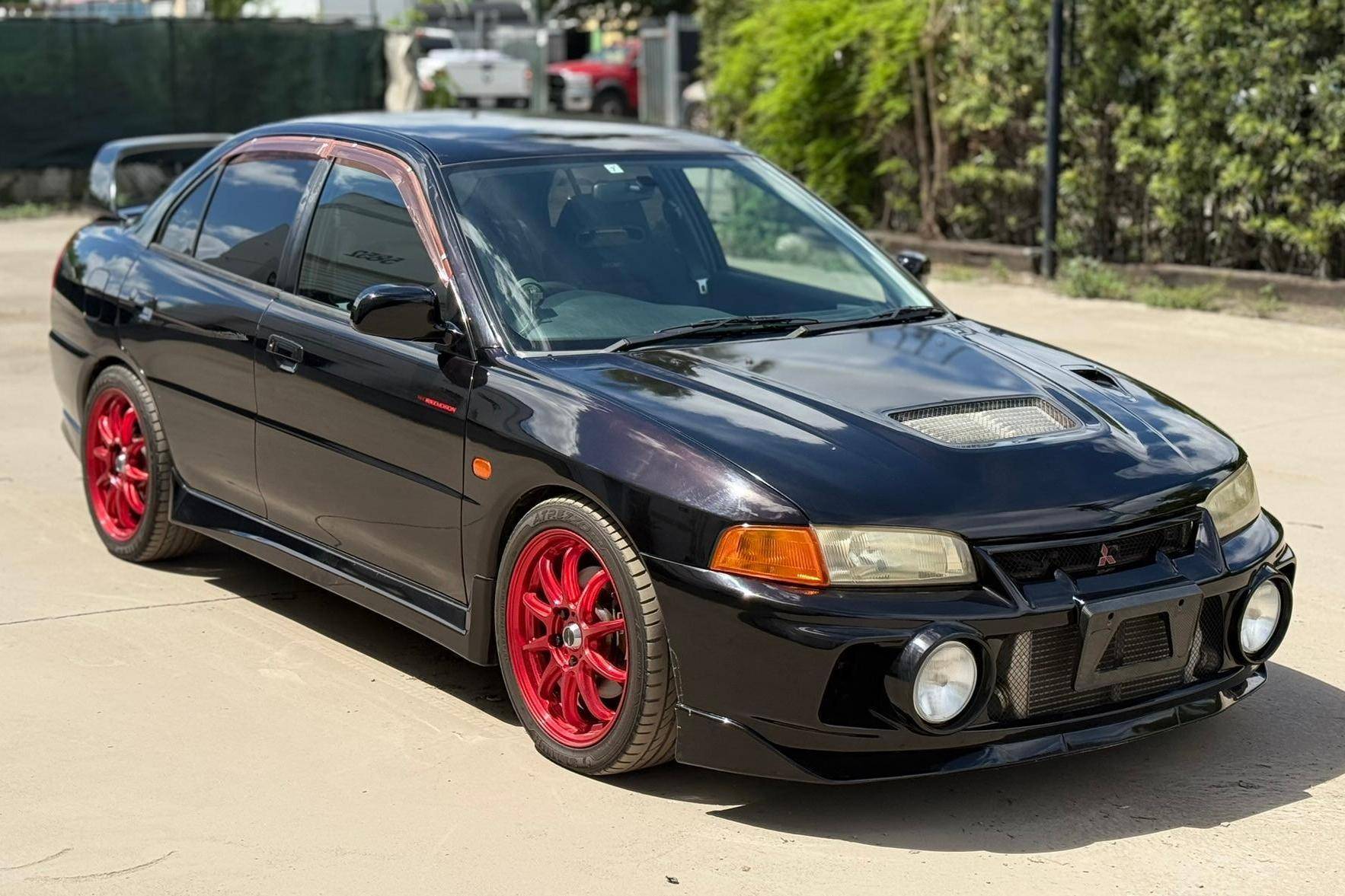 Black Evo IV GSR is live on Cars & Bids, and the bidding has barely started