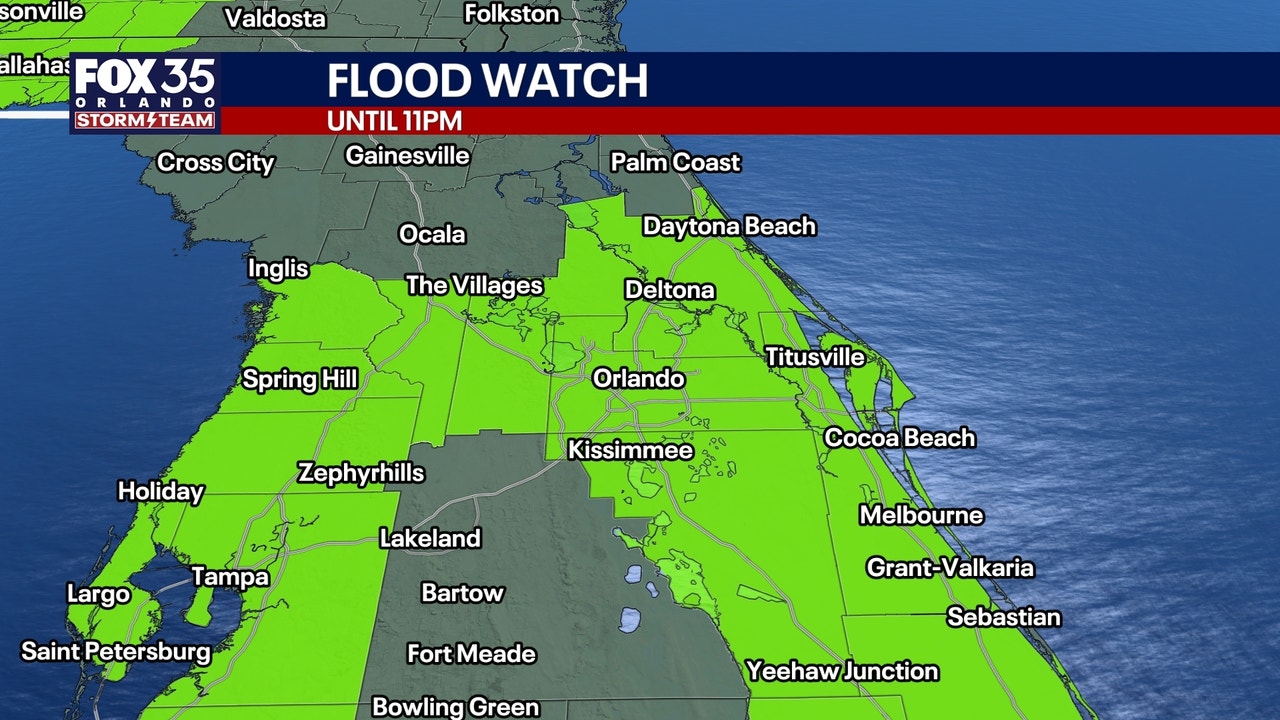 Orlando weather: Heavy rain, flooding concerns for Central Florida on ...