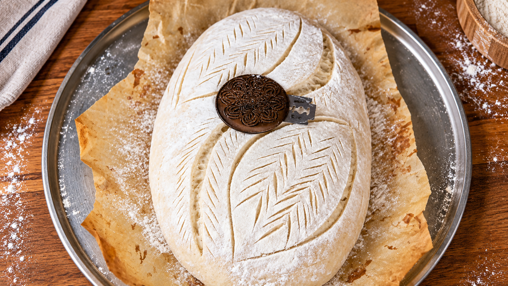 Sourdough scoring techniques high hydration dough and specialty loaves