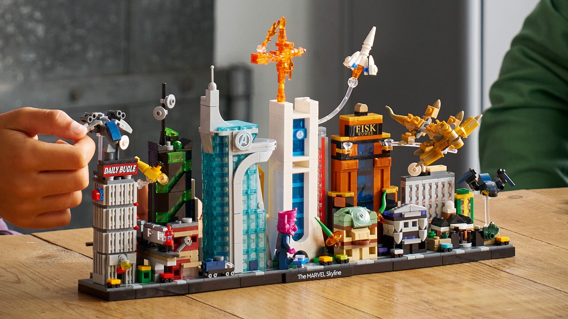 LEGO reveals Marvel skyline set with 14 locations, Galactus & more