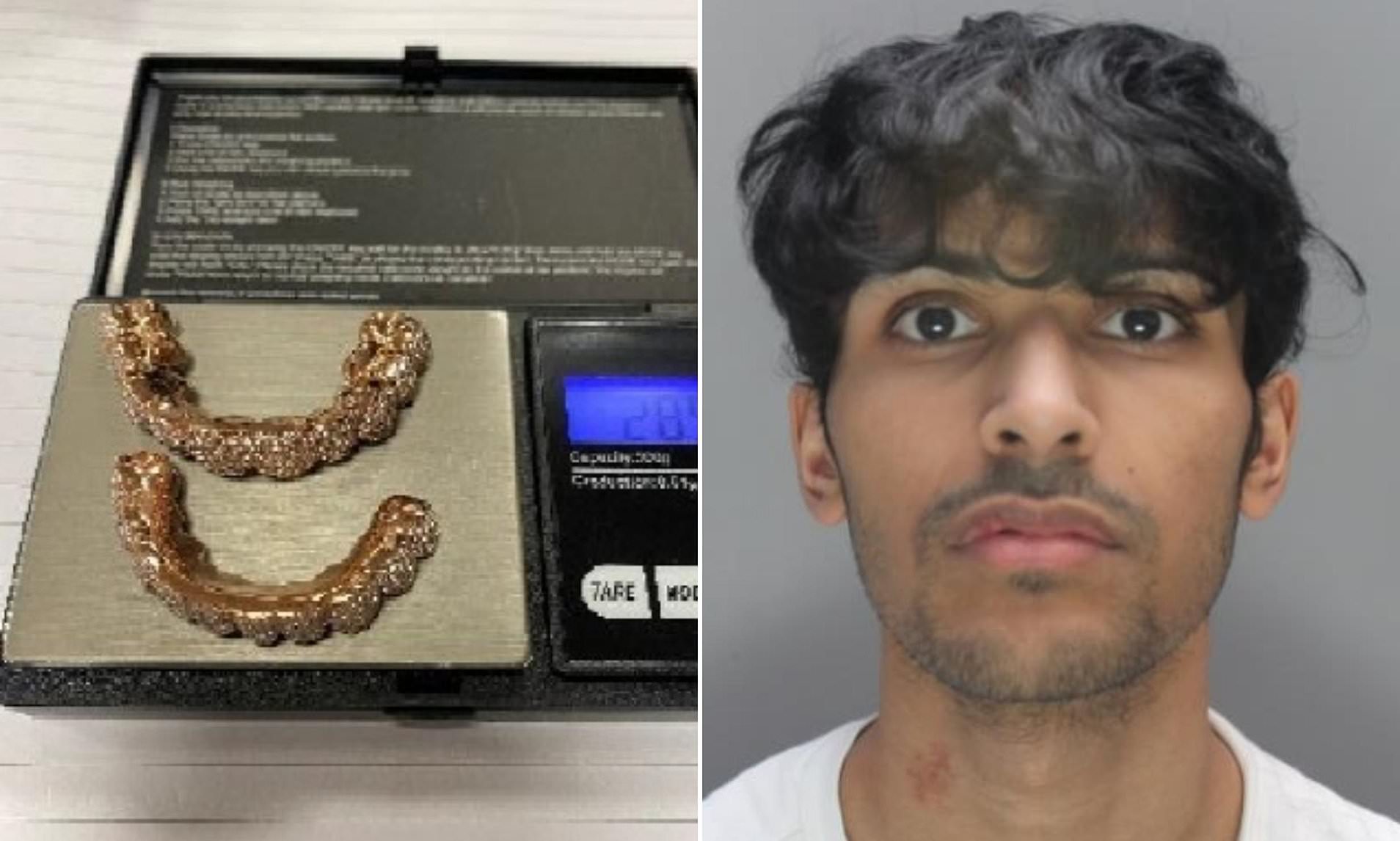 Moment phone fraudster who stole £200,000 and splashed out on gold ...