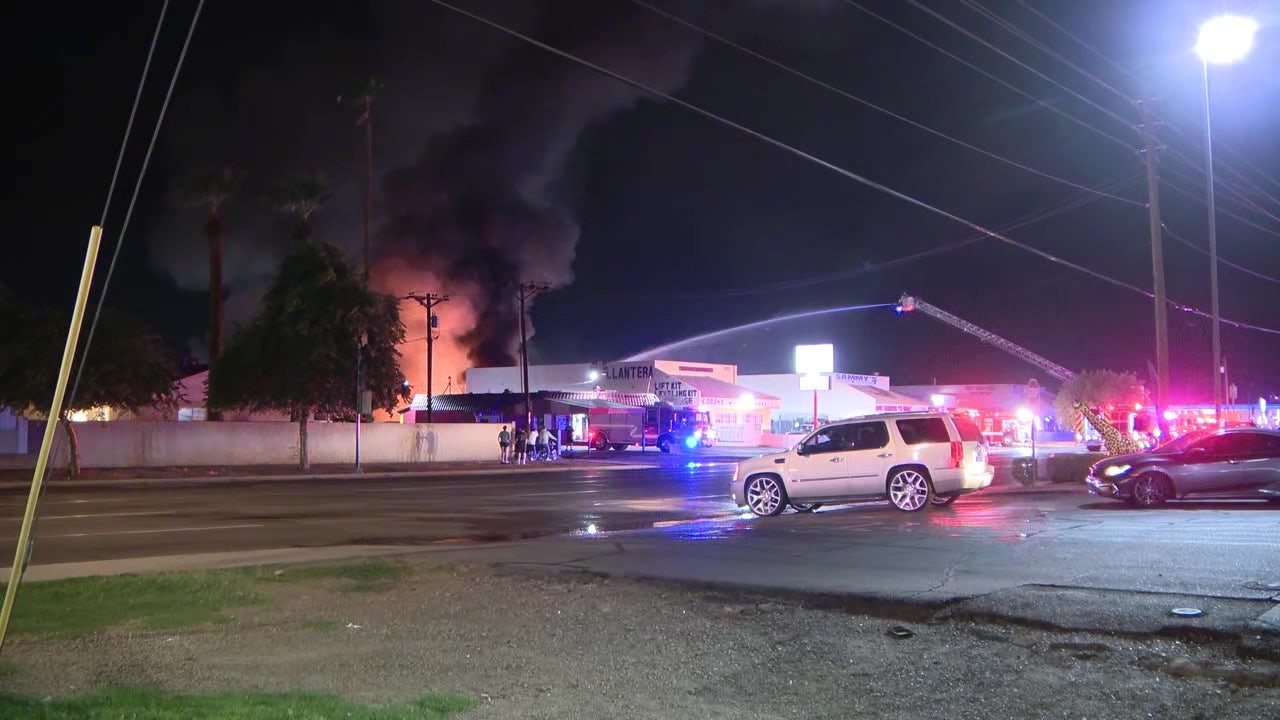 No injuries reported after West Phoenix tire fire