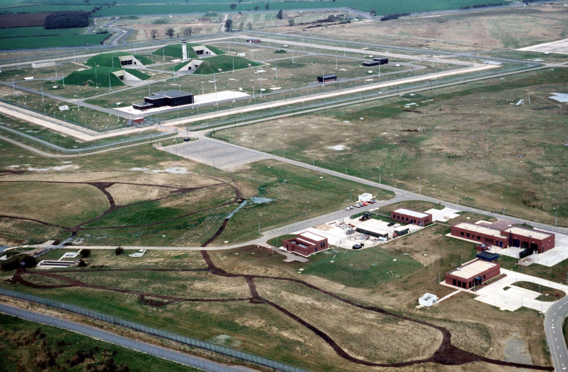 Two men arrested for entering UK RAF base after abandoned vehicle spotted