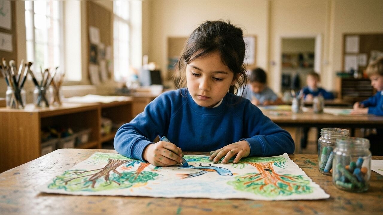 Delhi-NCR students use art to advocate for global peace