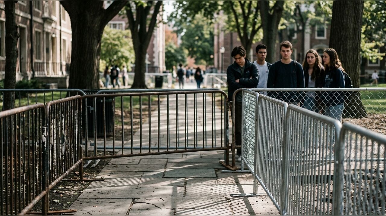 Tensions rise at Kashmere Gate campus over proposed security gate