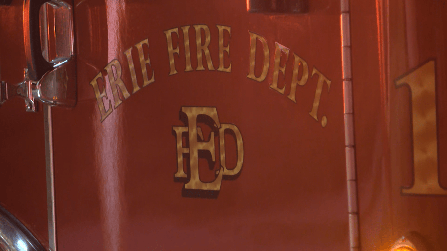 Erie firefighters respond to west side residential fire