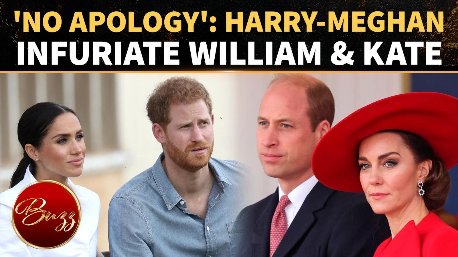 Sussexes rule out Oprah apology as royal feud with William and Kate ...