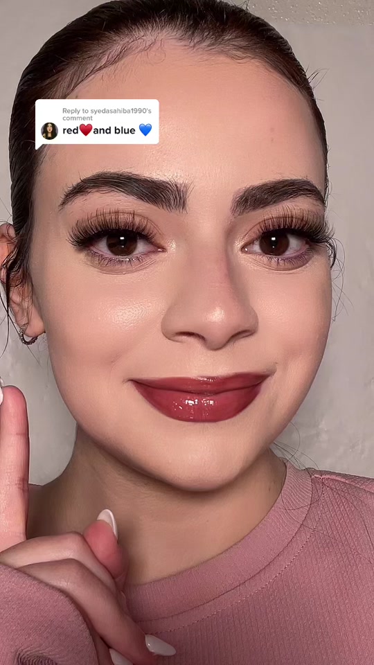 Testing red vs blue under eye color corrector