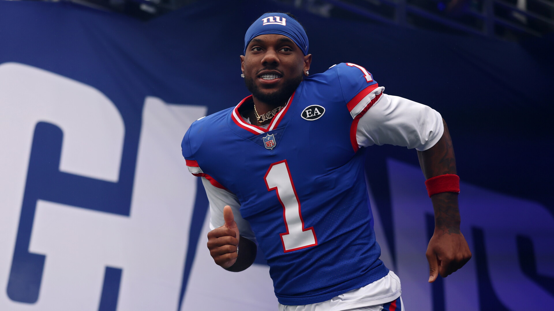 Malik Nabers, Andrew Thomas limited in Thursday's Giants practice