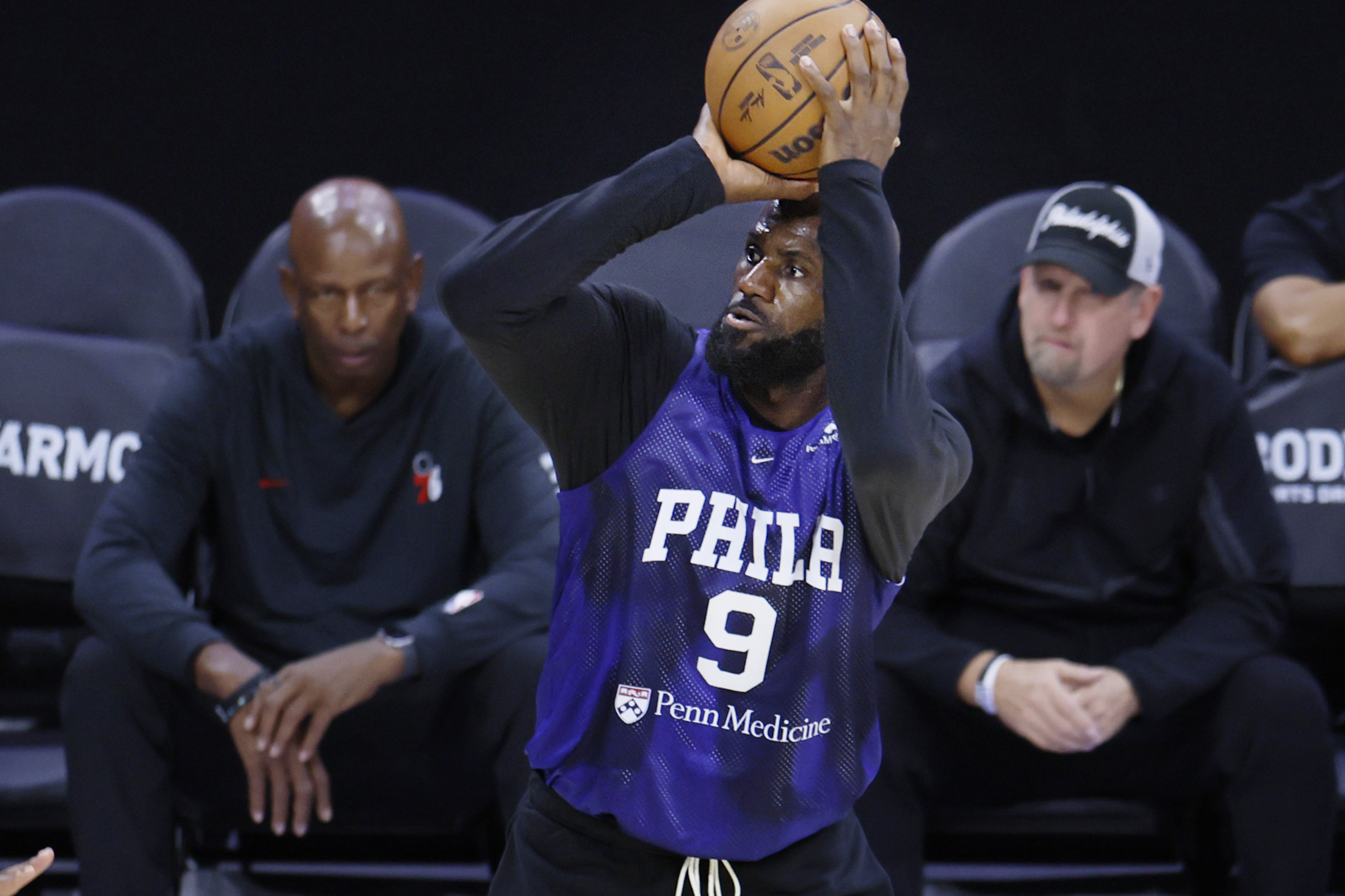LeBron James set to make Sixers debut in preseason game against ...