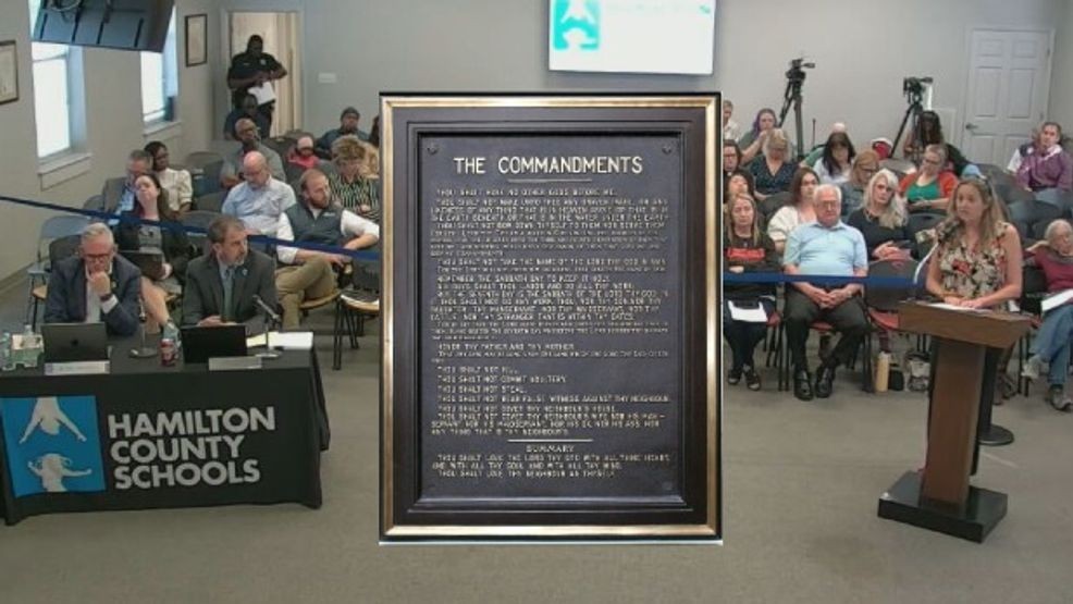 Speakers line up to debate Ten Commandments displays in Hamilton County ...