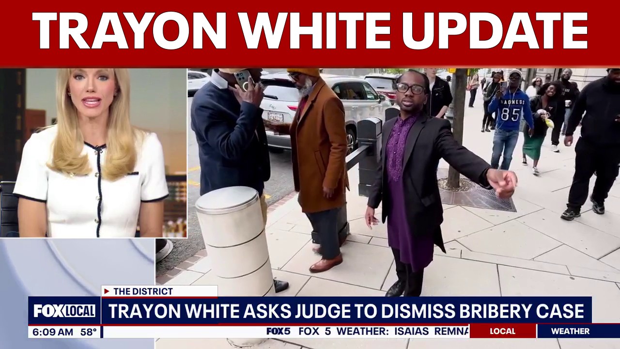 Trayon White seeks dismissal of federal bribery case | FOX 5 at 6AM