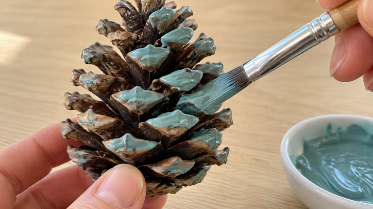 Turn pinecones into adorable little owls with this easy craft