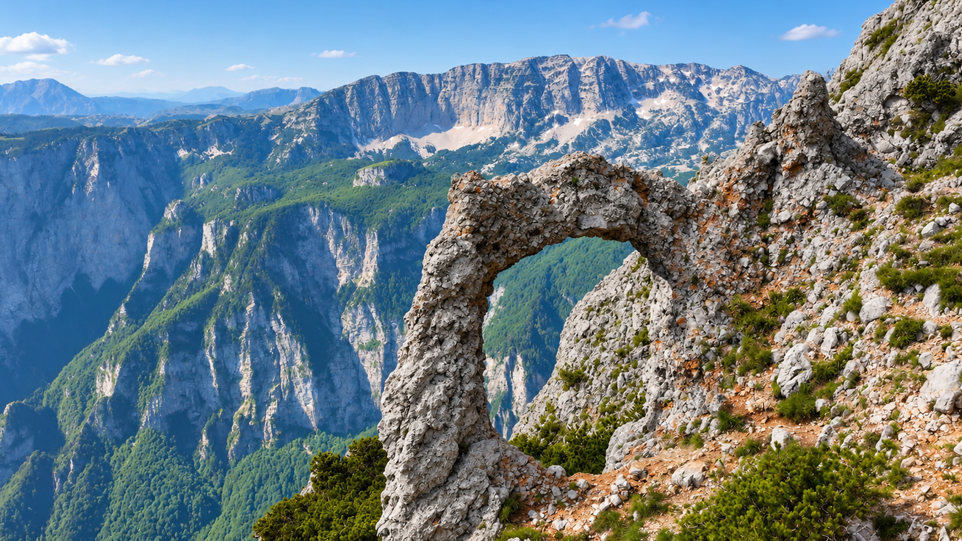 Could this be Montenegro’s most unusual mountain view?