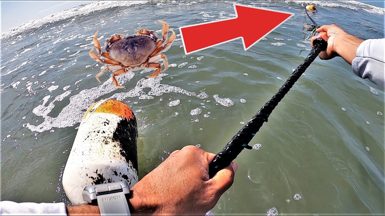Recovering lost crab traps on my fishing trip!