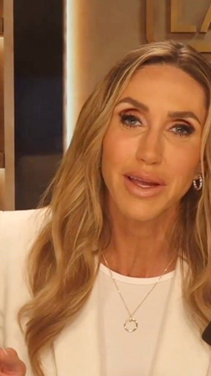 Lara Trump in fit of laughter as President Donald mocks 'beat meat ...