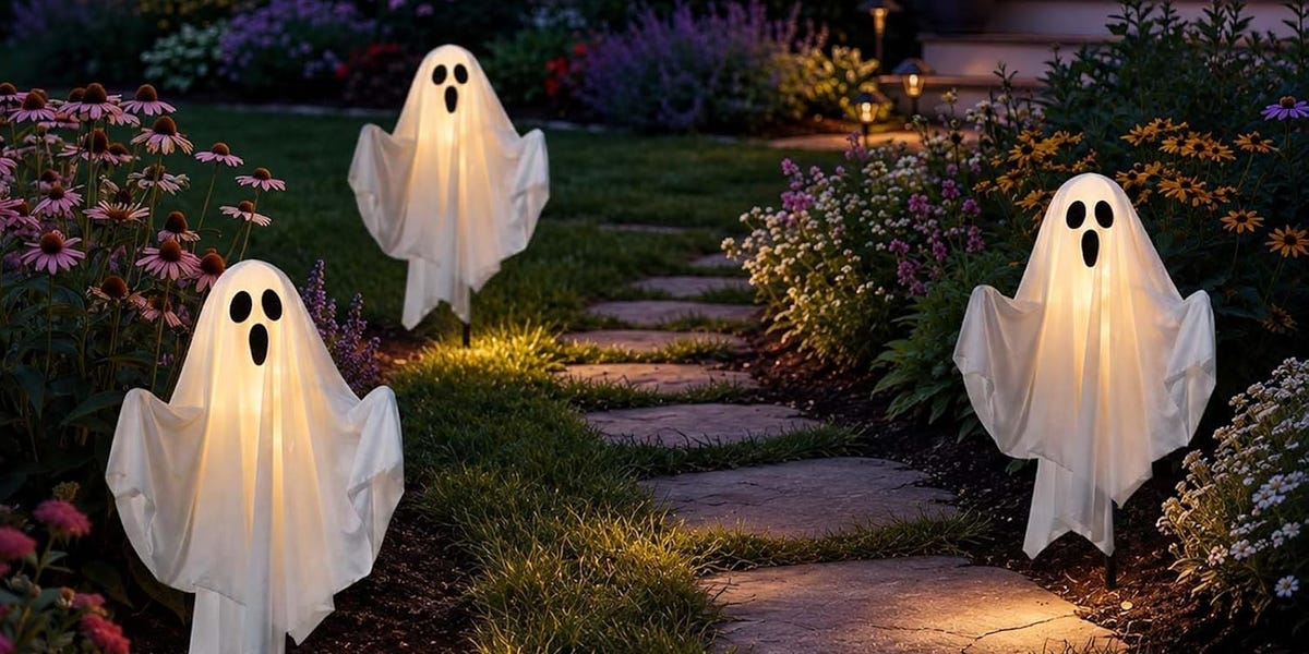 Amazon's selling ghost lights that appear in your yard after dark