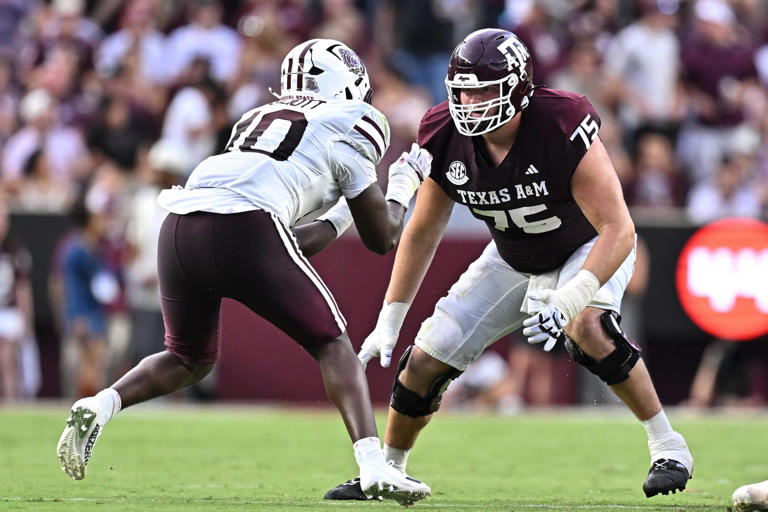 Texas A&M transfer is PFF's highest-graded pass protector