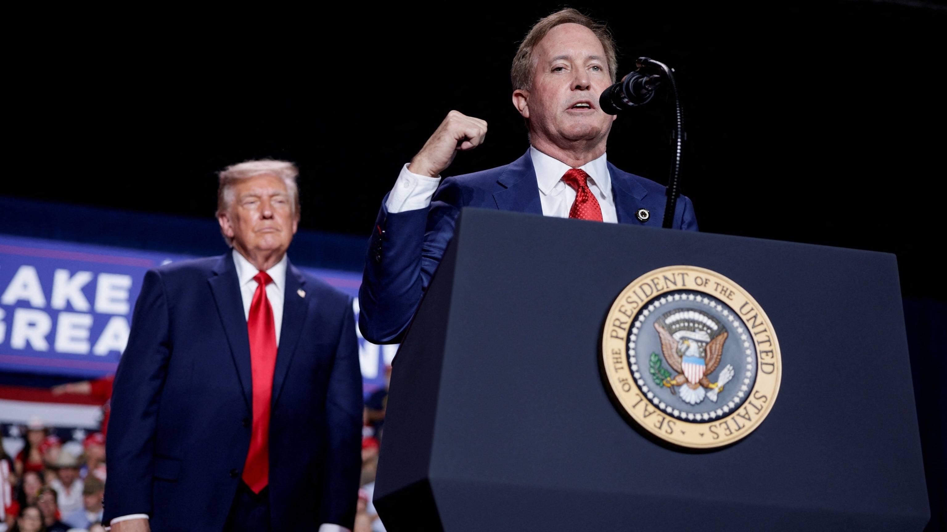 Trump and Paxton attack Texas Senate candidate Talarico for campaign trail absence