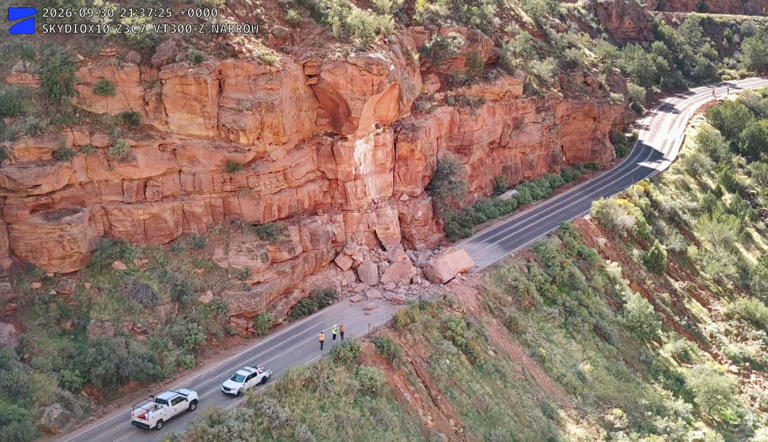 Zion National Park highway reopening after major rockfall closes route ...