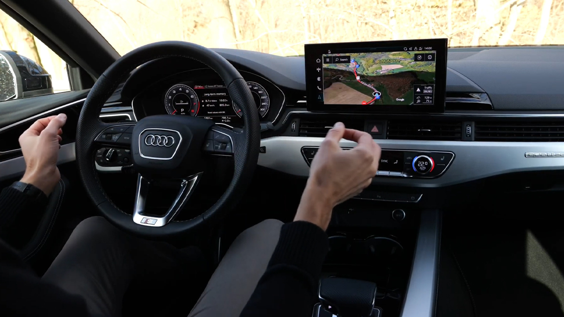 Audi A4 wins with comfort, simple controls and daily balance