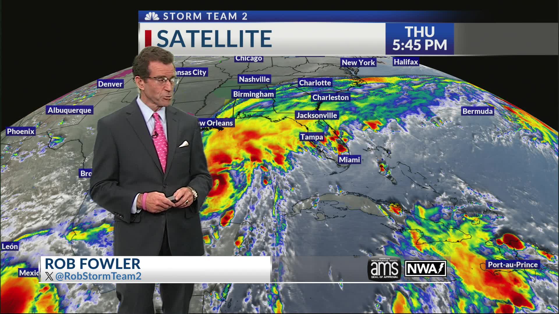 Rob Fowler's Thursday evening (10-8) forecast update