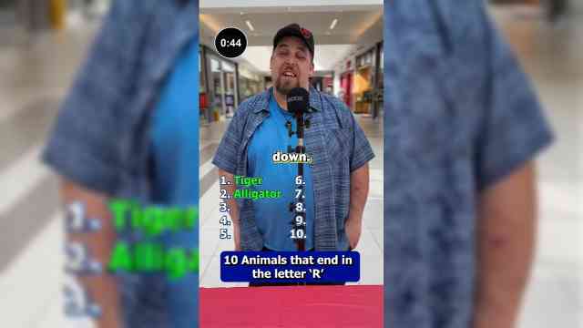 Can you name 10 animals and win this fun brain teaser trivia challenge