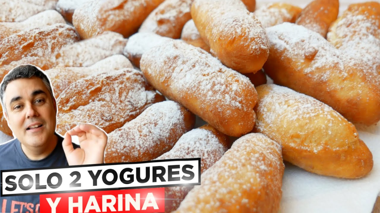 Dulces de limón en 2 minutos con solo harina y yogur