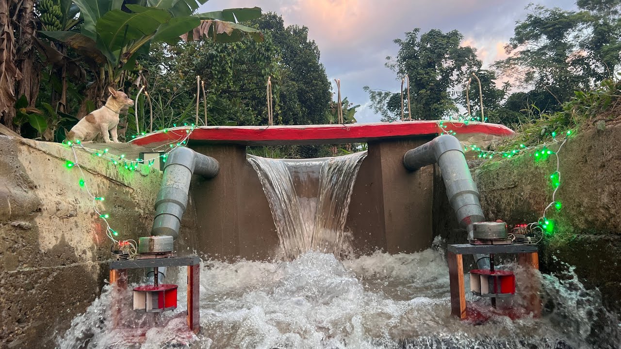 Building a unique dam