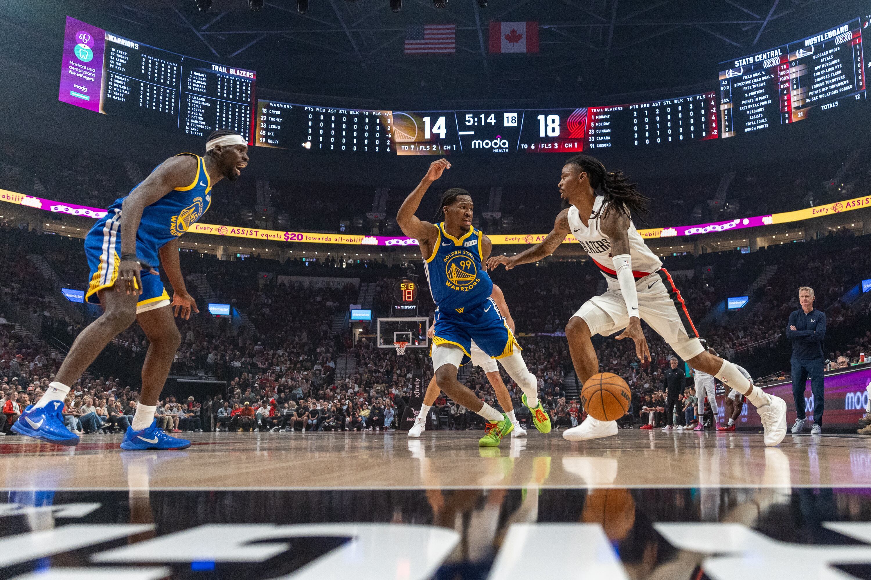 Harsh debut can't dent Ja Morant's Trail Blazers smile