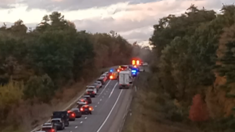 I-89 partially closed due to fire in Colchester