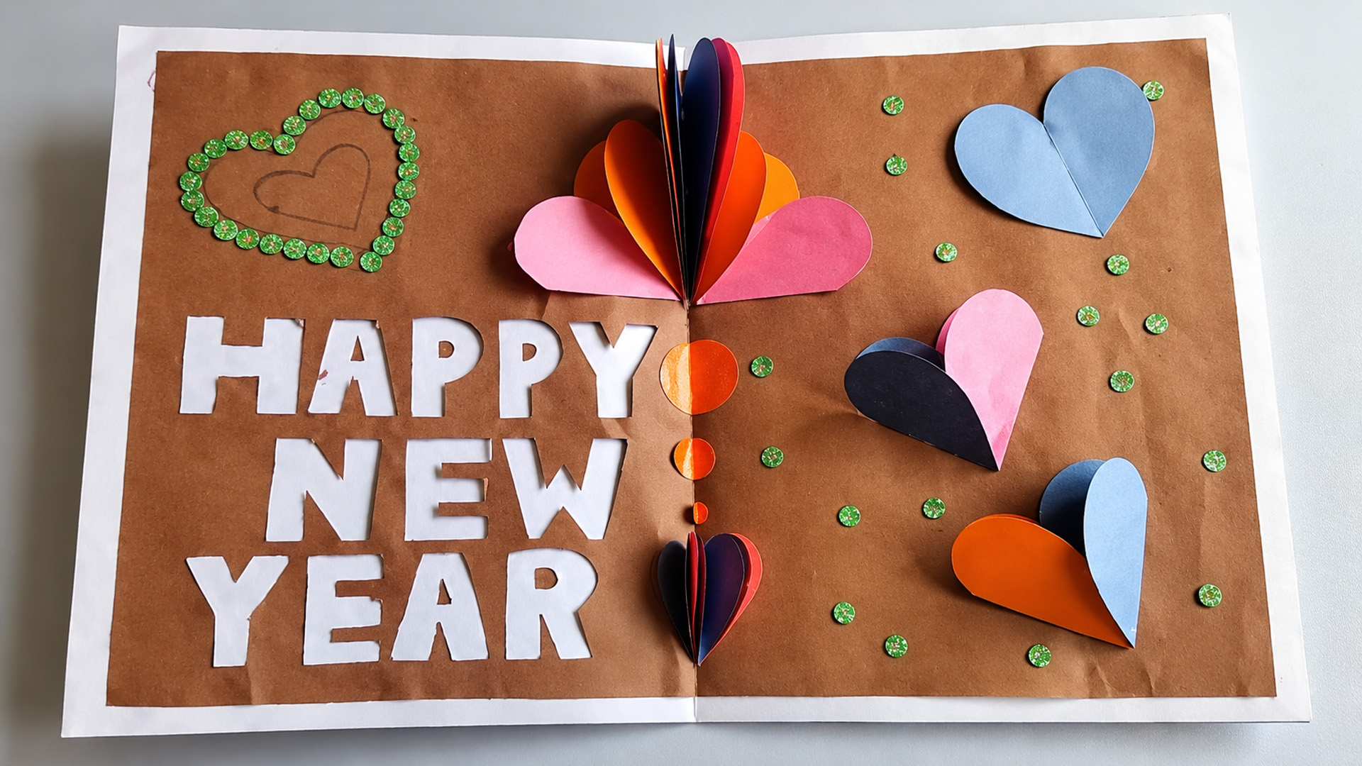 DIY heart pop up greeting card tutorial