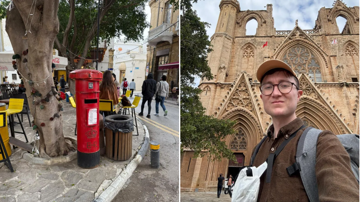 Crossing Britain’s strangest land border 2,000 miles from the UK