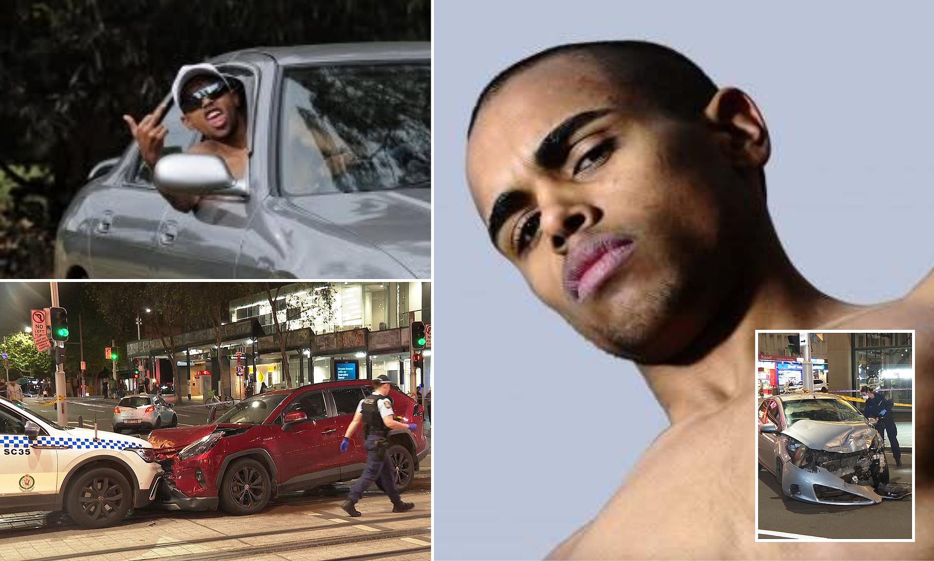 Accused CBD carjacker unmasked after alleged wild rampage through city ...