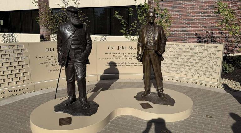 GCSAA golf in Lawrence celebrates 100 years with statue reveal, plaza ...