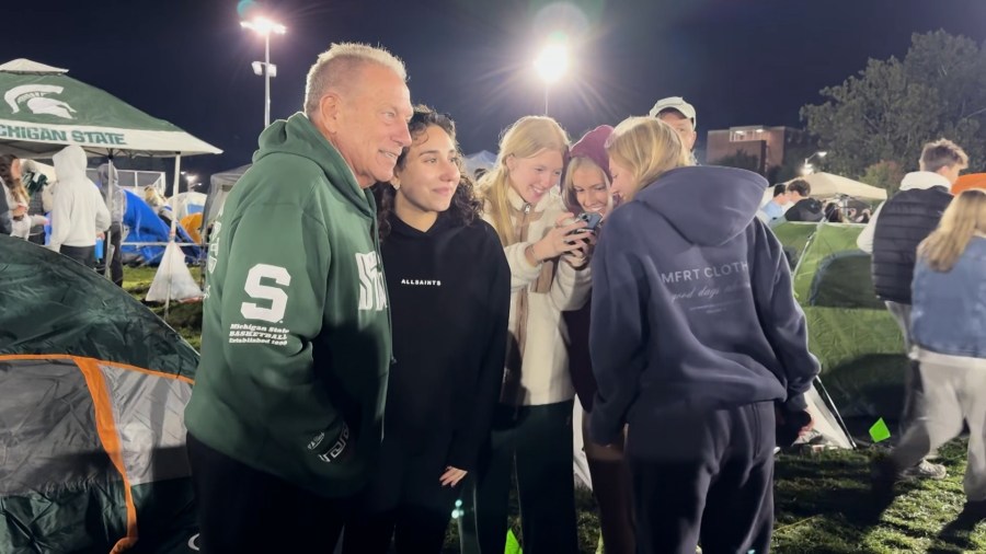 MSUFCU Coaches Show: A night at the Izzone campout with Tom Izzo